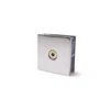 single hole bevel type glass clips & shower door glass bracket