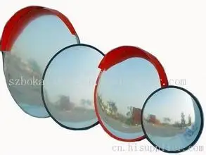 80cm Wide-angle PC or acrylic outdoor traffic safety convex mirror for car