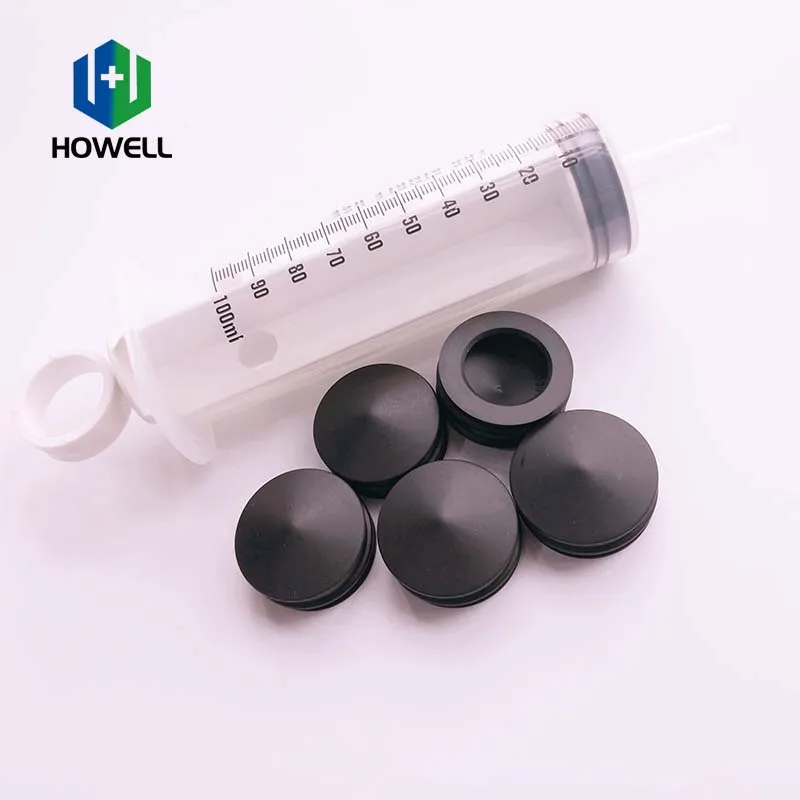 Good Sealing Performance 100ml Syringe Silicone Gasket For Medical