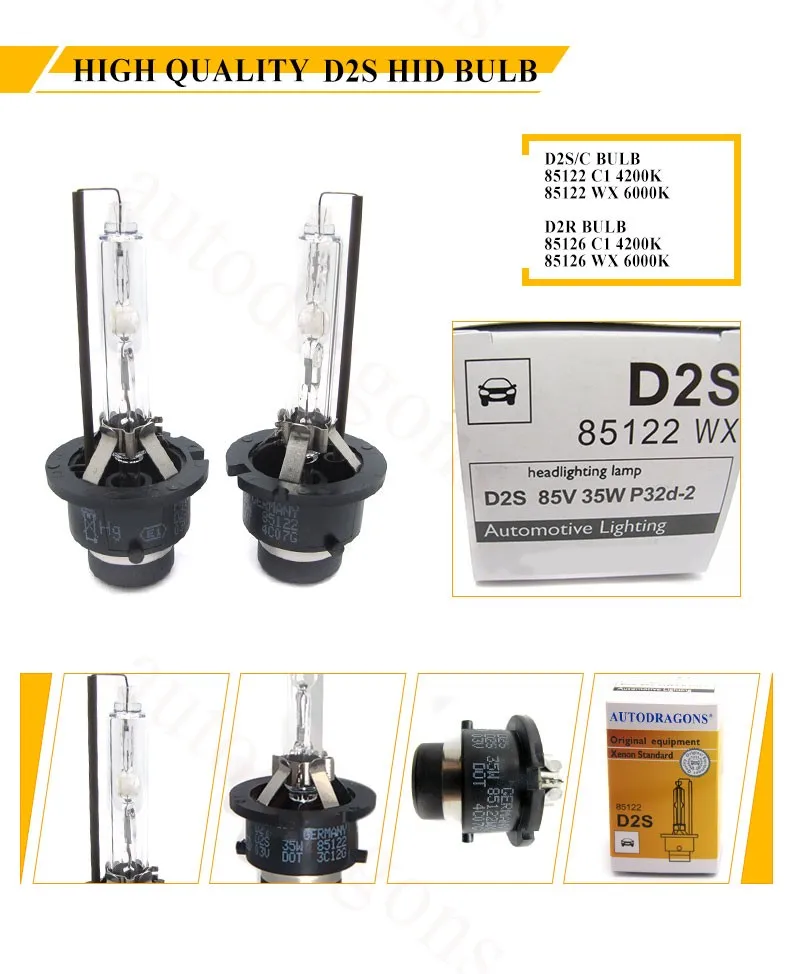 D1s Hid 85415 C1 4200k 35w Xenon Standard Head Lamp 4200k Bright White