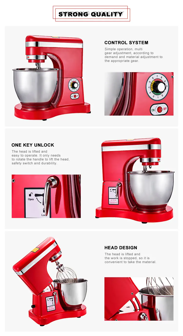 Electric Hand Crank Bread Dough Mixer High Quality Small Chapati Dough