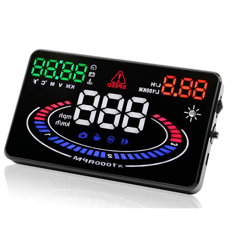 OEM Product Hot Selling HUD For Car Alarm Digital Speedometer LED HUD Head Up Display Factory