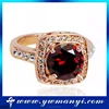 Design Beautiful Fantastic Pave Diamond Ruby Gemstone Large Stone Ring Wholesale R0674