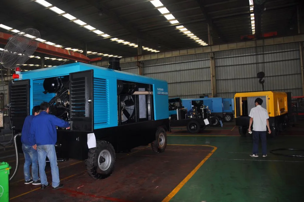 Lgcy12/7 Mobile Diesel Driven Screw Air Compressor For Drill Rig/rock