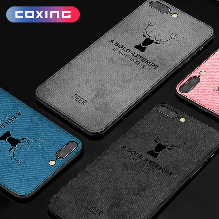 

Luxury Leather Mobile Phone Case With Deer Pattern For iPhone 7 8 Plus