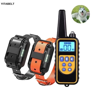 Image of 800m Remote Control Waterproof Rechargeable Automatic Electric Shock Pet Dog Training Collar
