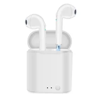 

2019 Twins Double Wireless Bluetooth Headset Pair Mini Bluetooth Earphone Stereo Music Headphone I7S Tws with charging case