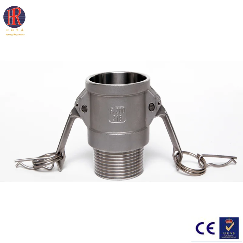 China Supplier Type DC Stainless steel Hydraulic High Pressure Hose Coupling Quick Connect