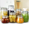 Best selling hot chinese products glass water dispenser tea jar with cork lid pickle