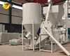 dry corn poultry feed milling and mixer machine