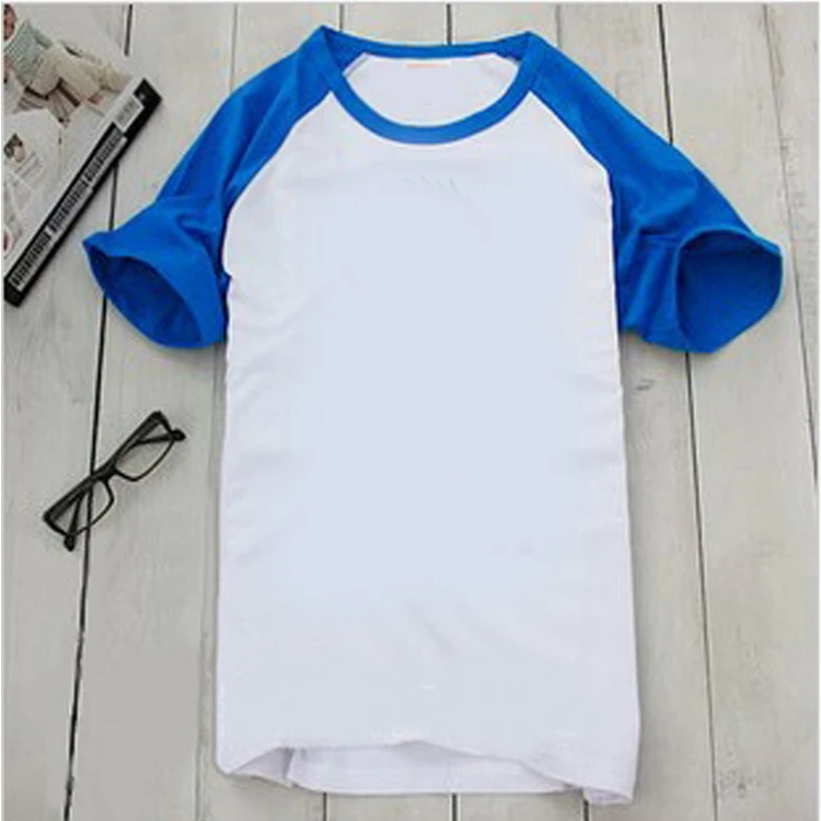 

wholesale factory summer mesh quick dry colorful sleeve custom sublimation raglan t-shirt for children, Black/red/orange/royal blue/sky blue/yellow