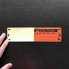 die cut waterproof ABS PP or PVC Material writable Cable label