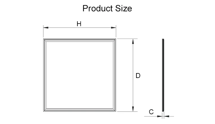 led 600x600 ceiling panel light surface square flat ceiling led panel light