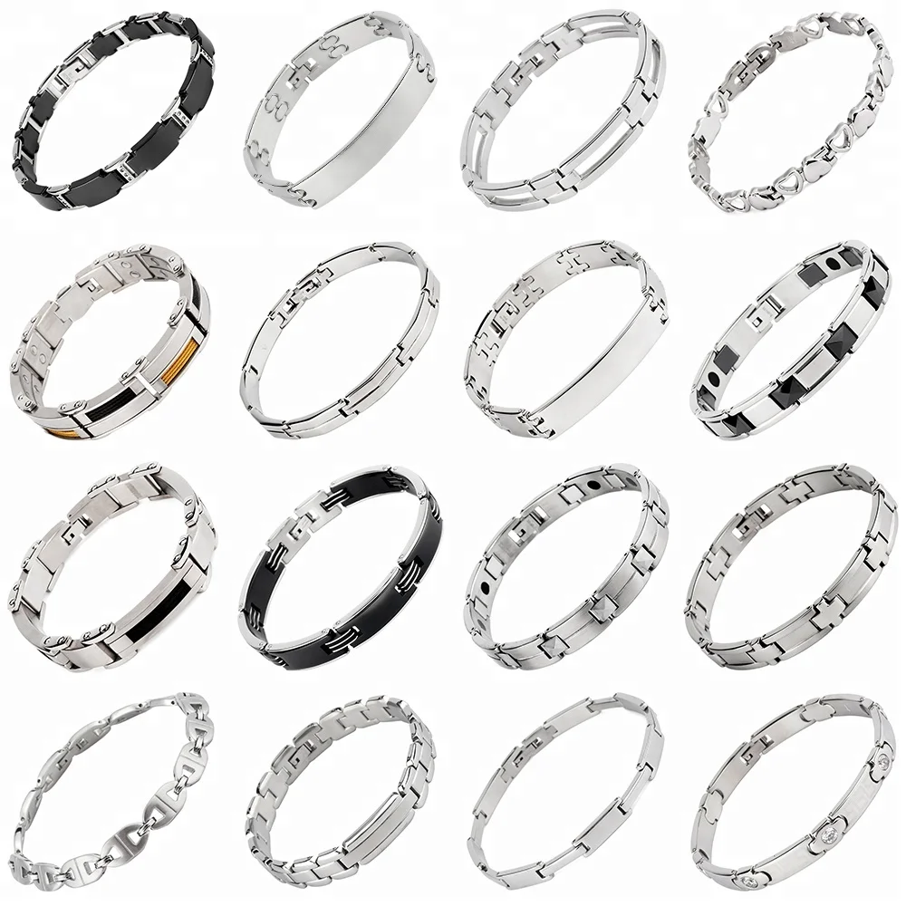 

US$100 any 20 pieces free shipping fashion stainless steel jewelry bracelet for men, Picture