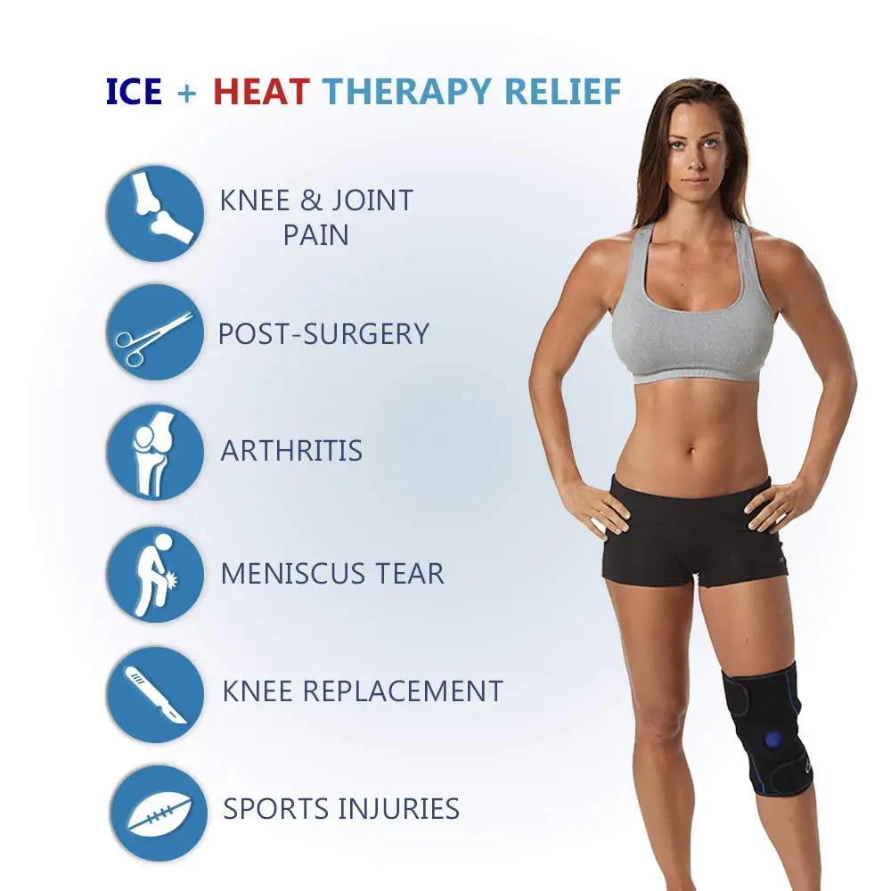 Hot&cold Therapy With Adjustable Compression Support For Joint Pain,Injuries,Bursitis Relief