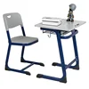 High Quality Cheap Price Knock Down School Students Study Single MDF Desk and Chair with Best Price