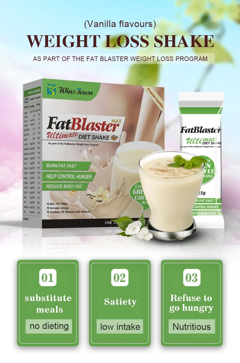 Fat Burning Diet Shake For Meal Replacement With Vanilla Flavor Buy