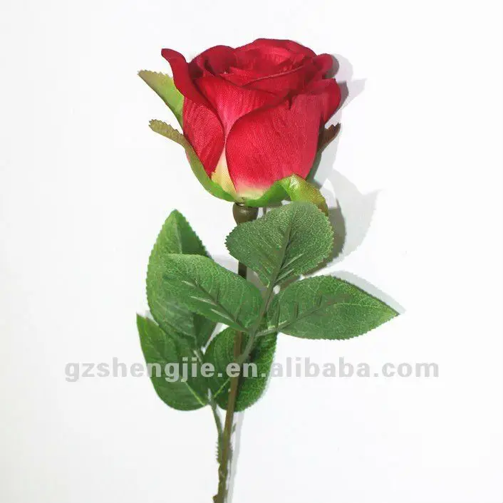 single fake rose