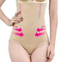 

1102 Seamless shapewear wholesale body shaper high waist slim panties for women