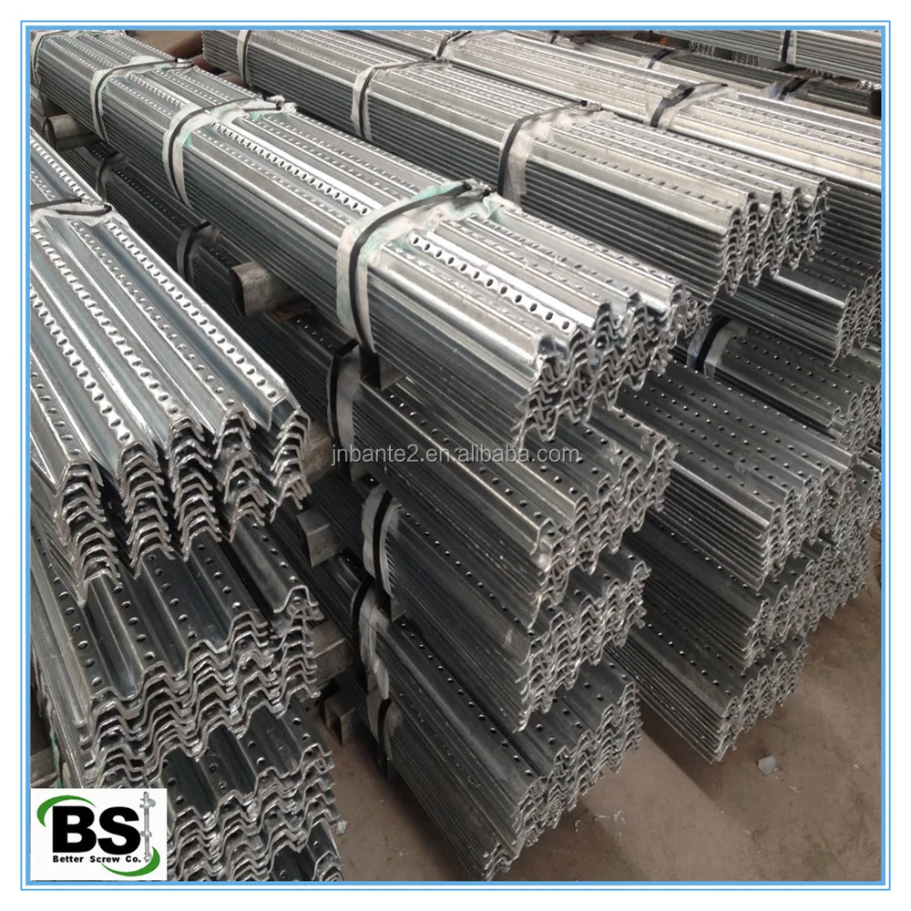 U-Channel Sign Posts feature a powder coated finish on hot-rolled