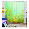 Custom Flowers Printed Curtain Fabric 3d 100% Polyester Blackout Window Curtain for Living Room