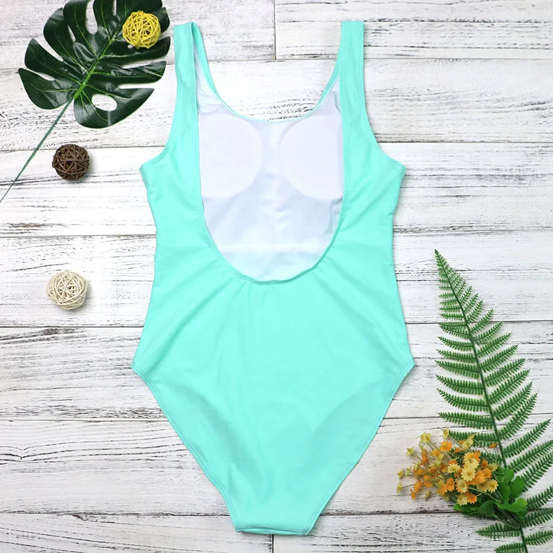 Hand Printed Teen Swimwear Sexy One Piece Swimsuit - Buy One Piece ...