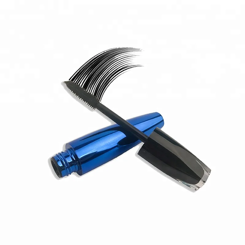 

New Fashion Blue Style 4D Black Mascara Waterproof Makeup Super Volume Curling Thick Eye Lash Waterproof Mascara