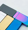 Personality stone Grain Cross Double Arc Lighter Case USB Lighters Electronic Metal Men Cigarette Lighter Gifts-JL606