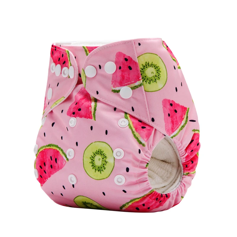 

Fruits Prints Cloth Nappy Reusable Baby Cloth Diapers washable baby diaper, Colorful