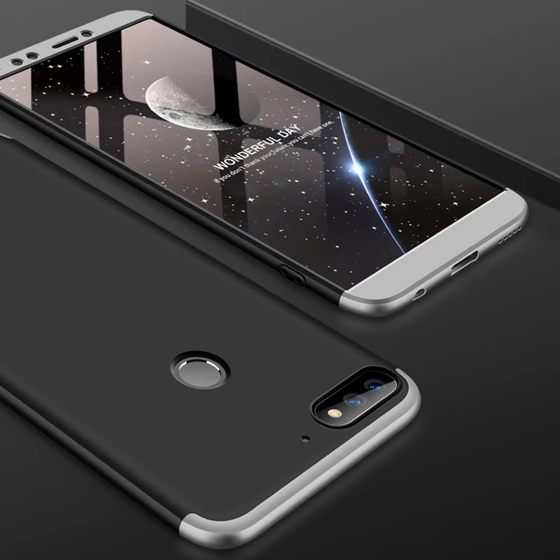 case for Huawei honor 7c Cover, Removable 3in1 Hard PC Shield Back Cover Case for Huawei honor 7c phone cases