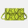 custom python snake skin faux leather ladies shoulder purse women snakeskin crossbody bag