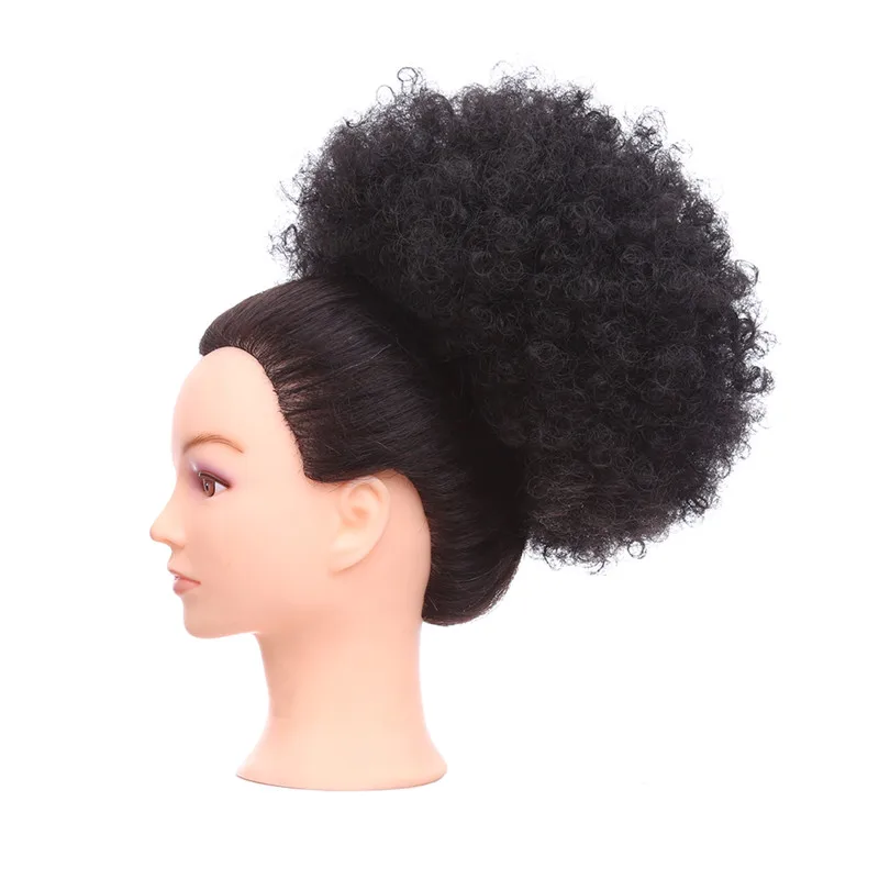 Curly Chignon Hair Bun Maker Hair Updo Clip In Hairpiece Cheveux