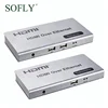 Extra Long Range 120m KVM Extender for HDMI, USB 2.0, and IR over two CAT-5 cables