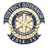 Wholesale Cheap Shaped Enamel Rotary District Governor Sponsor Lapel Pin