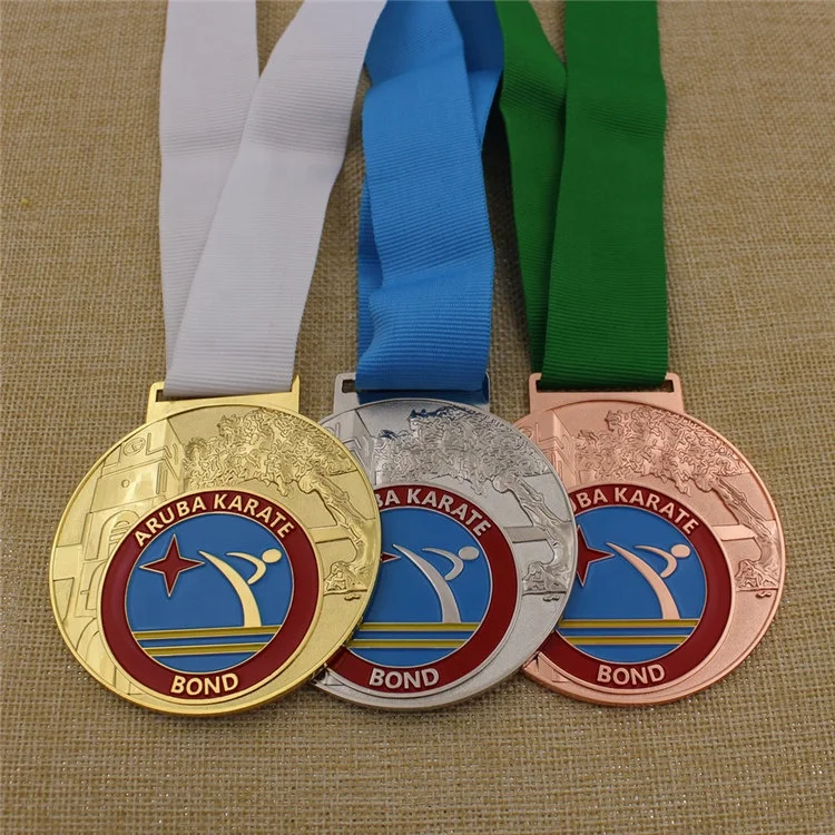 Wholesale Manufacture Custom Made Zinc Alloy Karate Medals And Trophies ...