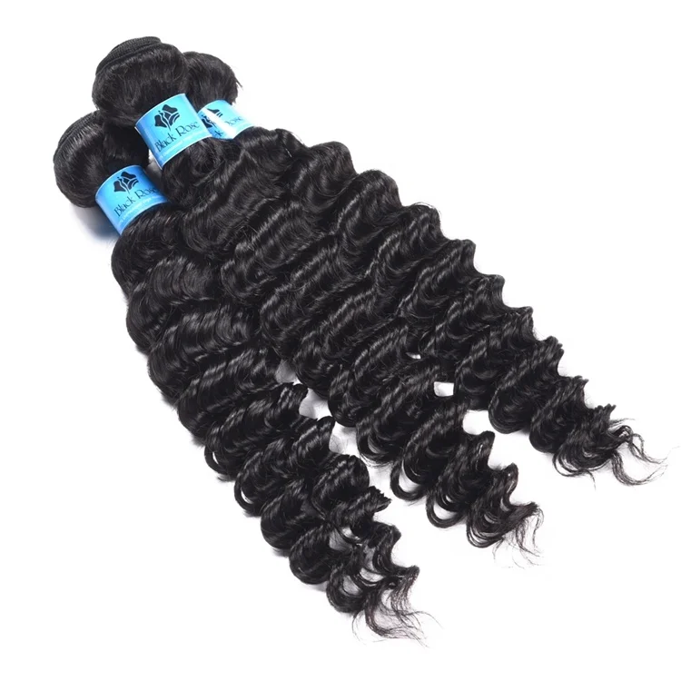 

Soft Full Ends Remy Deep Wave Brazilian Hair Extension , Overseas Super Double Drawn Frontal Closure Hair