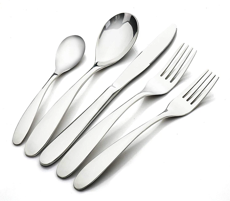 

Mirror Polished Stainless Steel Flatware sets Service for 3, Sivler