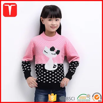 New Style Girls Cat Knitting Patterns Woolen Sweater Design For Kids Buy Woolen Sweater Design For Kids Knitting Patterns For Kids Sweaters New