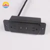 America plug 120V 15A table mount 2 way usb power socket
