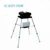 Portable Projector Screen Table Stand with Shelf