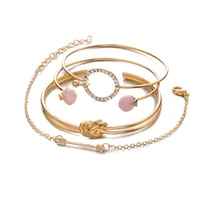 

Fashion gold New design bracelet set for women wholesale N81039