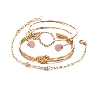 Fashion gold New design bracelet set for women   wholesale N81039