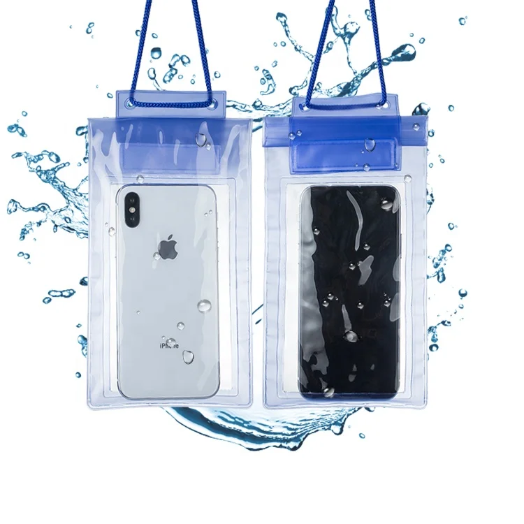 

Factory supply pvc sport swimming floating waterproof phone case for cellphone, Multi-color, can be customized