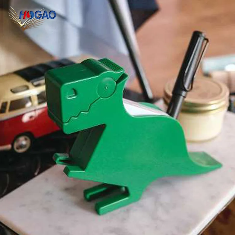 China wholesale cute gifts & crafts cute dinosaur office desk organizer paper clip memo holder for pens and pencils