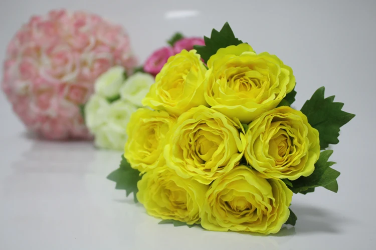 sfb31015 beautiful artificial fresh colored silk flower