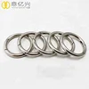 silver color metal hook detachable metal ring for key chain