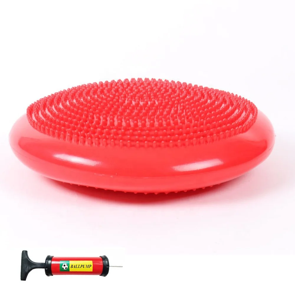 

Inflated Stability Wobble Cushion with Pump, Extra Thick Core Balance Disc, Wiggle Seat for Sensory