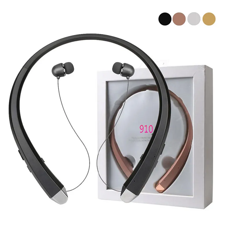 Hbs-910 Portable Neckband Fashion Stereo Wireless Headset Neck Hanging