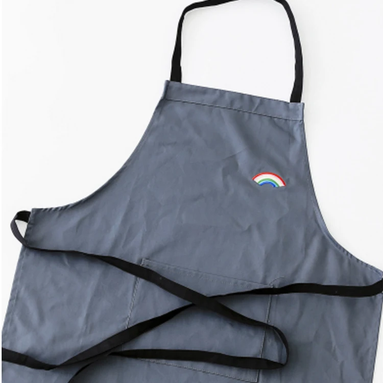 China Custom 2018 Adult Promotion 100% Cotton Kitchen Work BBQ Apron