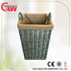 hamper baskets empty, laundry basket with flax lining